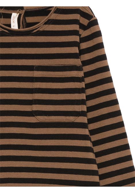 T-shirt a righe ZHOE & TOBIAH KIDS | SJS2MNBISQUIT/NERO